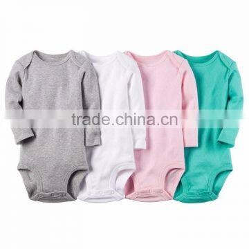 custom wholesale organic cotton cute baby romper Safe and healthy fabric style for baby