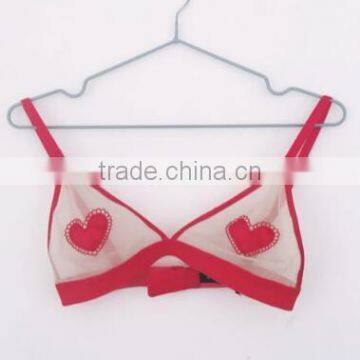Runwaylover 5370 Hot Sale Ladies Embroider Heart Bra photo-4