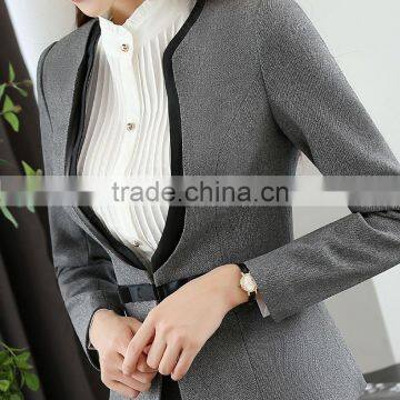 Juqian Fashion Uniforms Elegant Ladies Office Uniform Designs for Women Korean Style photo-4