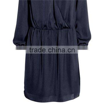 Custom Summer Fashion Elastic Satin Adult Breastfeeding Nursing Dress photo-3