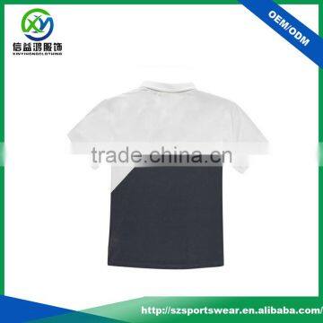 High Quality Cotton 3~10 Years Kids Contrast Color Polo Shirt photo-2