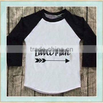 2017 Newest baby boy clothes newborn encourge word long sleeve top for children