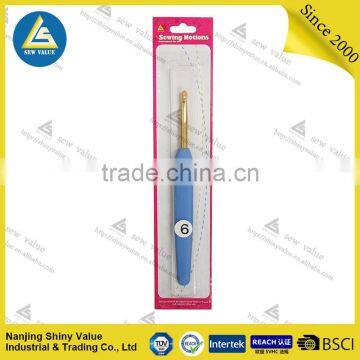 Waterproof Safe Aluminum Crochet Needles With Plastic Handle photo-6