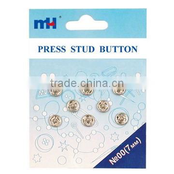 metal round Press Stud Buttons