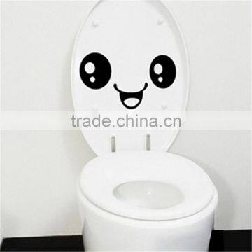 2016 New Funny Stylish Smiling Face Bathroom DIY Decal Vinyl Toilet Sticker Art Wall Paper Decor Cute Stickers photo-5