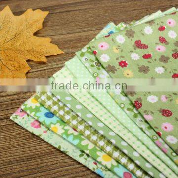 Hot Sale 8 Color 2030cm Green Series Fabric Cotton Fabrics For Sewing Patchwork Print Design Tissue Tetile Cloth Fabrics photo-4