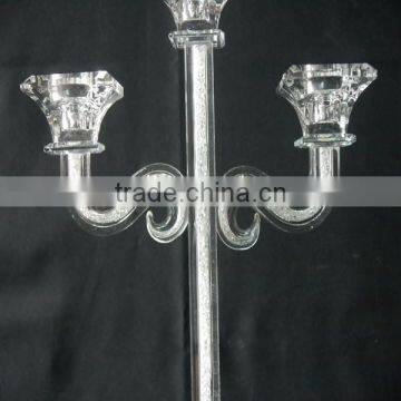 Hot Sale !!! Unique Crystal Candle Holders Wedding Table Decorations JKC-0010 photo-5