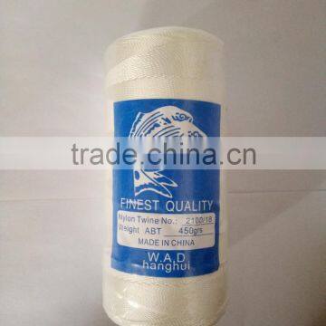 High tenacity 100% Nylon fishing twine 210D