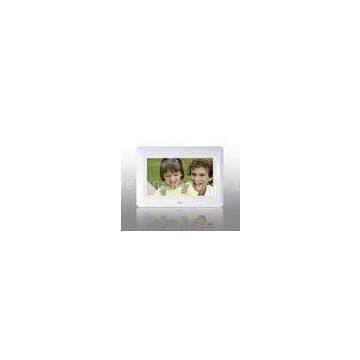White 7 Inch TFT High Resolution Digital Picture Frame With USB 2.0 Interface