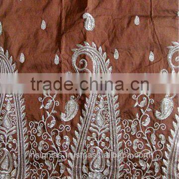 African embroidered george fabric