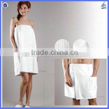 high quality velour hotel body towel /body towel wrap