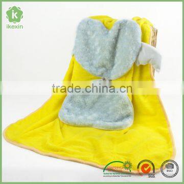 Portable Custom Coral Fleece Girl Tv Leg Blanket