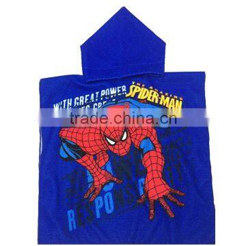 100% Polyester Sublimation Print Kids Microfiber Hooded Towels