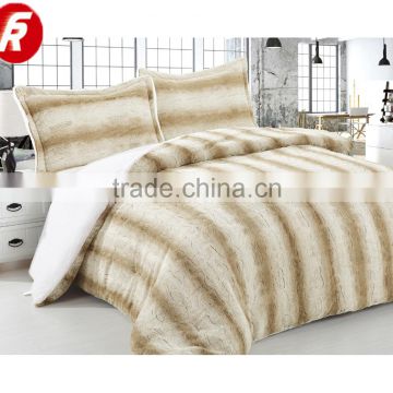 2017 High Quality Home Textiles 100% polyester sherpa quilt cover pv fleece sheets bed sets