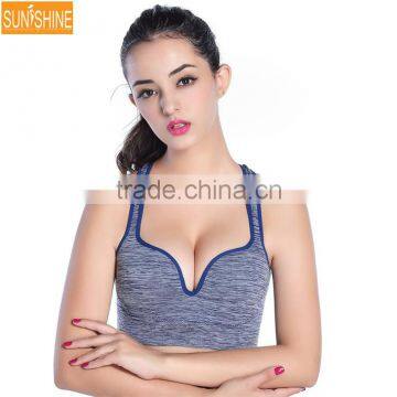 OEM Top Quality Nude Yoga Tube Sports Seamless Tube Bra Factory