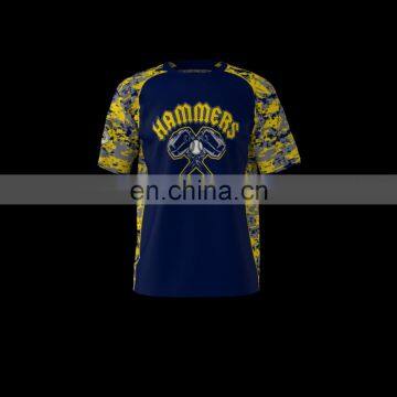 High quality Custom OEM design wholesale polyester dri fit softball jersey