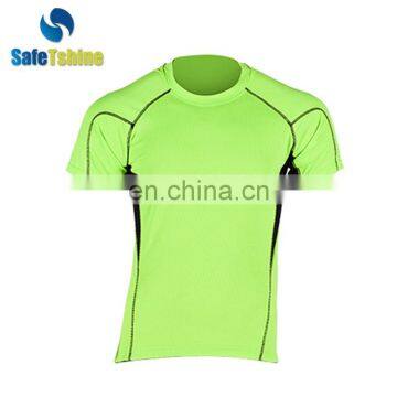 OEM service reflective fluorescent polyester running cheap sport jerseys