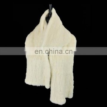 Cheap mink fur scarf factory made promotional china scarf