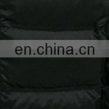 2017 High Quality Black Down Feather Coatn With Zipper