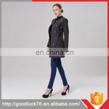 Latest Custom Made Woman Clothing Manufacturers Waterproof Windproof Coat