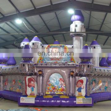 Best material kids inflatable amusement park inflatable castle playground