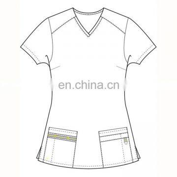 Made in China 100%Cotton Nurse Scrub Uniform Material