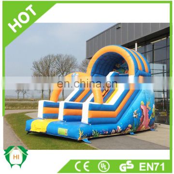 HI gaint commercial Inflatable oceanworld water slide for kids for sale