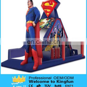 Spideman inflatable obstacle games/interactive playground toy