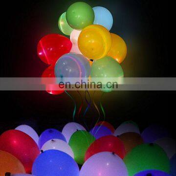 High quality led balloon size 12 inch flashing led light balloon for party wedding