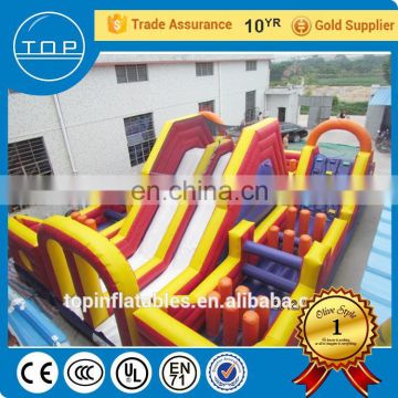 factory price water play equipment inflatable tunnel floating obstacle course with En14960/EN15649