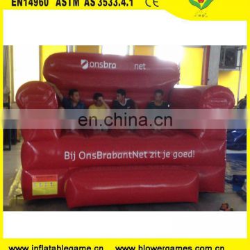 Custom color outdoor sofa Giant inflatable chair