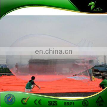 New style Clear Blimp Shape Balloon, Transparent Helium Airship For Commercial