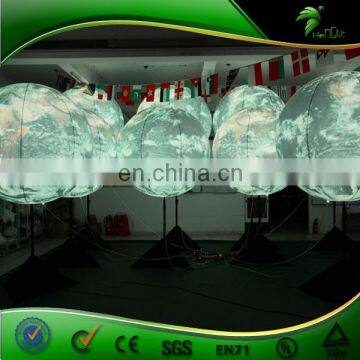 New Design Inflatable Earth Balloon With Tripod Stand and LED Light for Advertising and Promotion photo-5