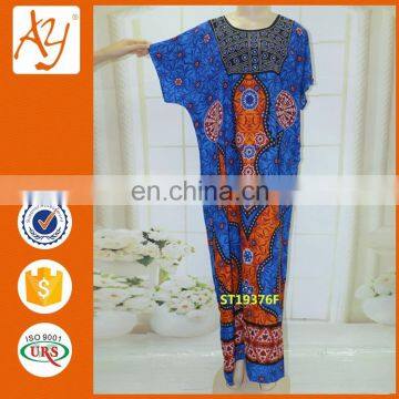 African ethnic long dress designs print kaftans hot sale muslim kaftans