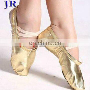 Wholesale Soft gold belly dance shoes X-8002#