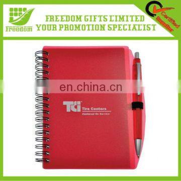 Promotional Custom Logo Spiral Pen Pal Notebook