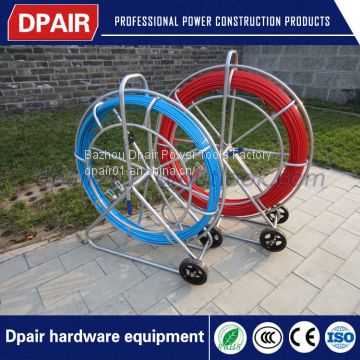 fibreglass rodding system with wheels