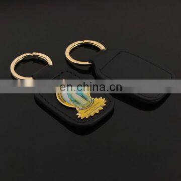 Character Souvenir Keychain Metal Leather Keychain photo-2