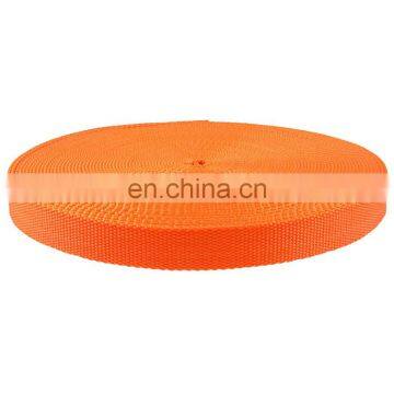 1 Inch Orange Super Heavy PP Webbing For Bag/Car seat belt