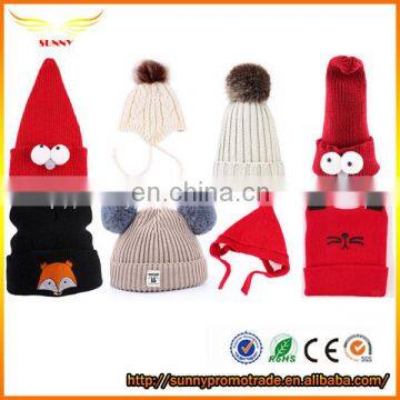 Customize hot sell fashion warm winter knit hat beanies with your logo