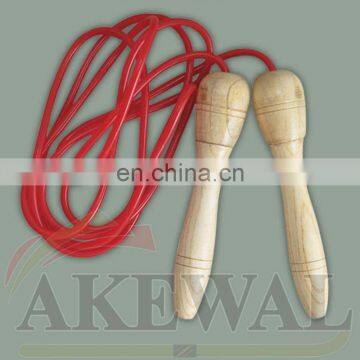 Skipping Ropes / Nylon Rope & Wooden Handle