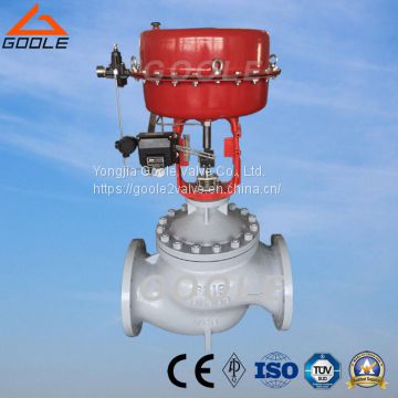 Pneumatic Globe Control Valve with Single Seat Type