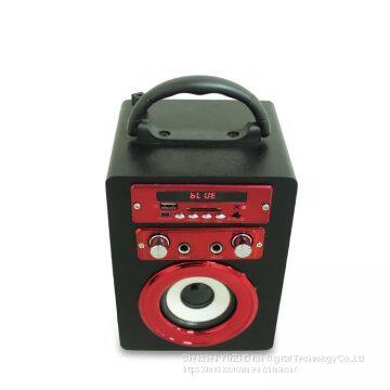 New Style K81 Wooden Bluetooth Speaker Cell Phone and Computer Portable FM Radio Speaker photo-3