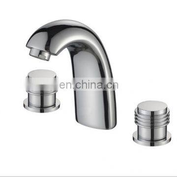 Bathroom faucet 3 holes dual handle  basin mixer tap