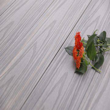 Engineered Teak Wood Grain Flooring WPC Composite Decking 22*140mm