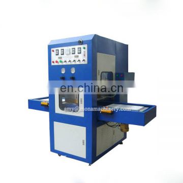 PVC battery plastic paper card  blister cover packing pneumatic driven heat sealing machine