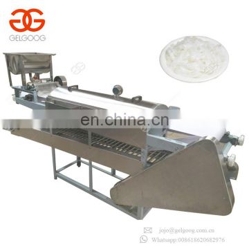 Commercial Electric Flat Rice Noodle Steaming Making Production Line Ho Fun Machine Price