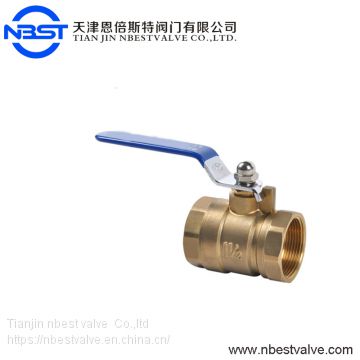 NPT Thread End  Brass Two Piece 1000PSI Ball Valve