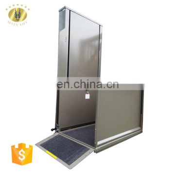 7LSJW Shandong SevenLift stainless steel door wheel chair staircase lift elevator