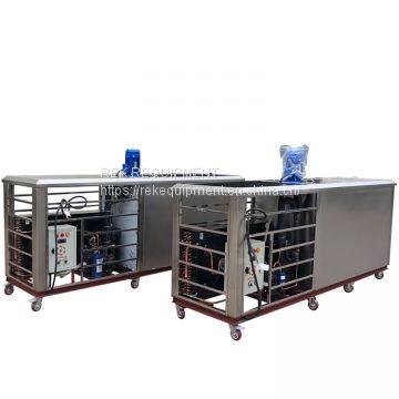Daily Output 1000kg/day Block Ice Maker Machine For Africa Market Industrial Brine Block Ice Making Machine photo-2